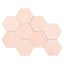 Martha's Manor Provence Rose 4x5 Ceramic Hexagon