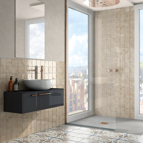 Manacor Beige Argile 4x4 Ceramic Tile