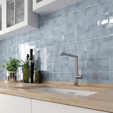 Manacor Blue Moon 4x4 Ceramic Tile