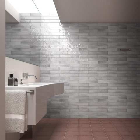 Manacor Mercury Grey 2.5x16 Ceramic Tile