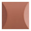 Noelle Kerri 4x4 Curve 3D Glossy Ceramic Tile