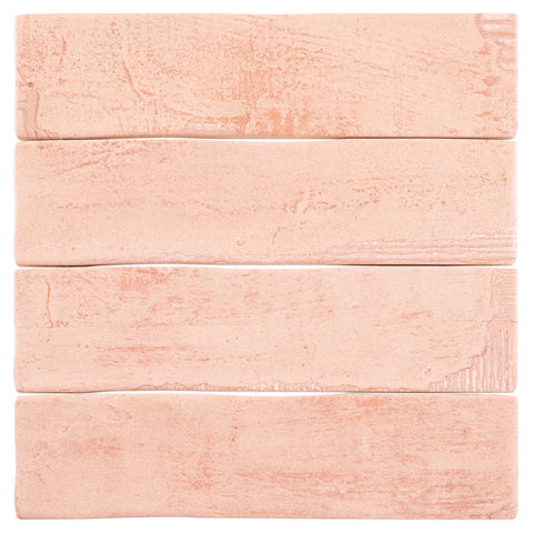 Rythmique Pink 3x12 Ceramic Tile