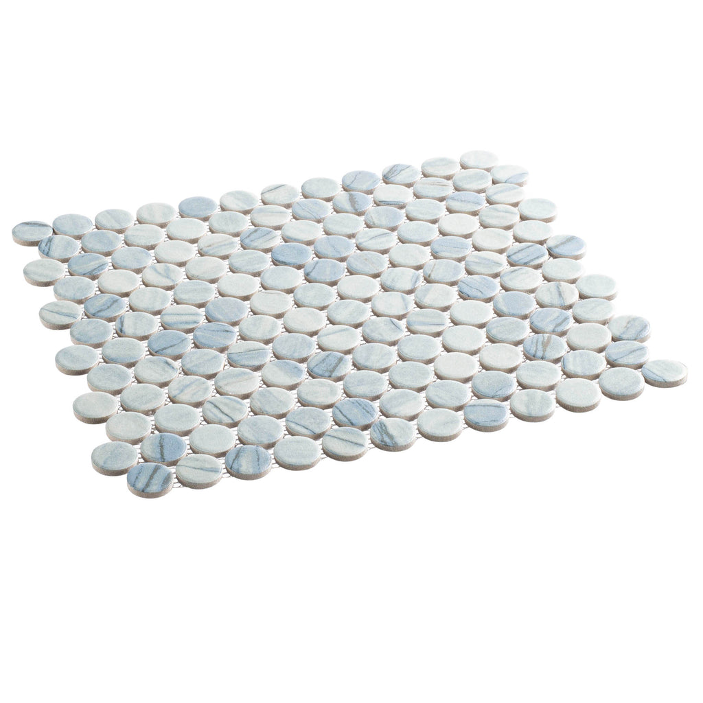 Belworth Celian Penny Round Mosaic – Glazzio Surfaces