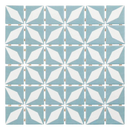 Fauna Varsha 2x2 Recycled Glass Mosaic