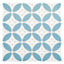 Foliaga Borage 2x2 Recycled Glass Mosaic