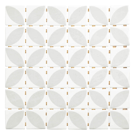 Foliaga Brunia 2x2 Recycled Glass Mosaic