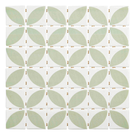 Foliaga Bellue 2x2 Recycled Glass Mosaic