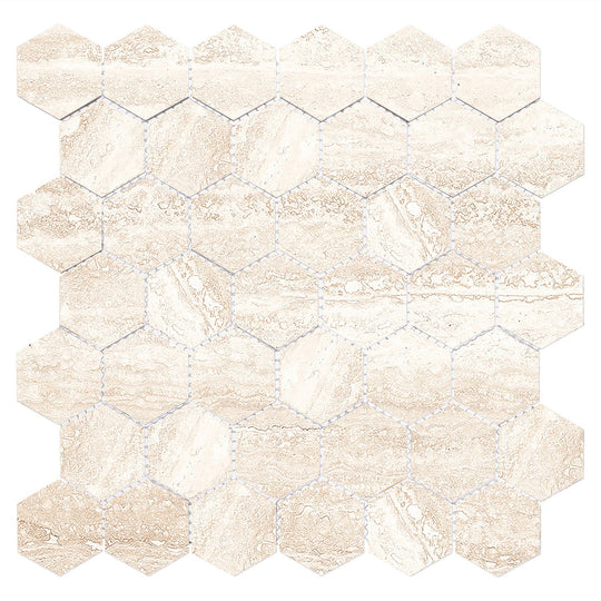 Harmonic Adagio 2x2 Matte Hex Mosaic