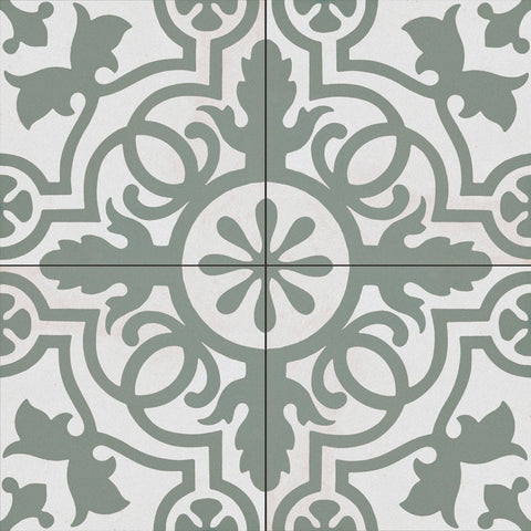 Amalfi Coast Olive Banquet 8x8 Porcelain Tile