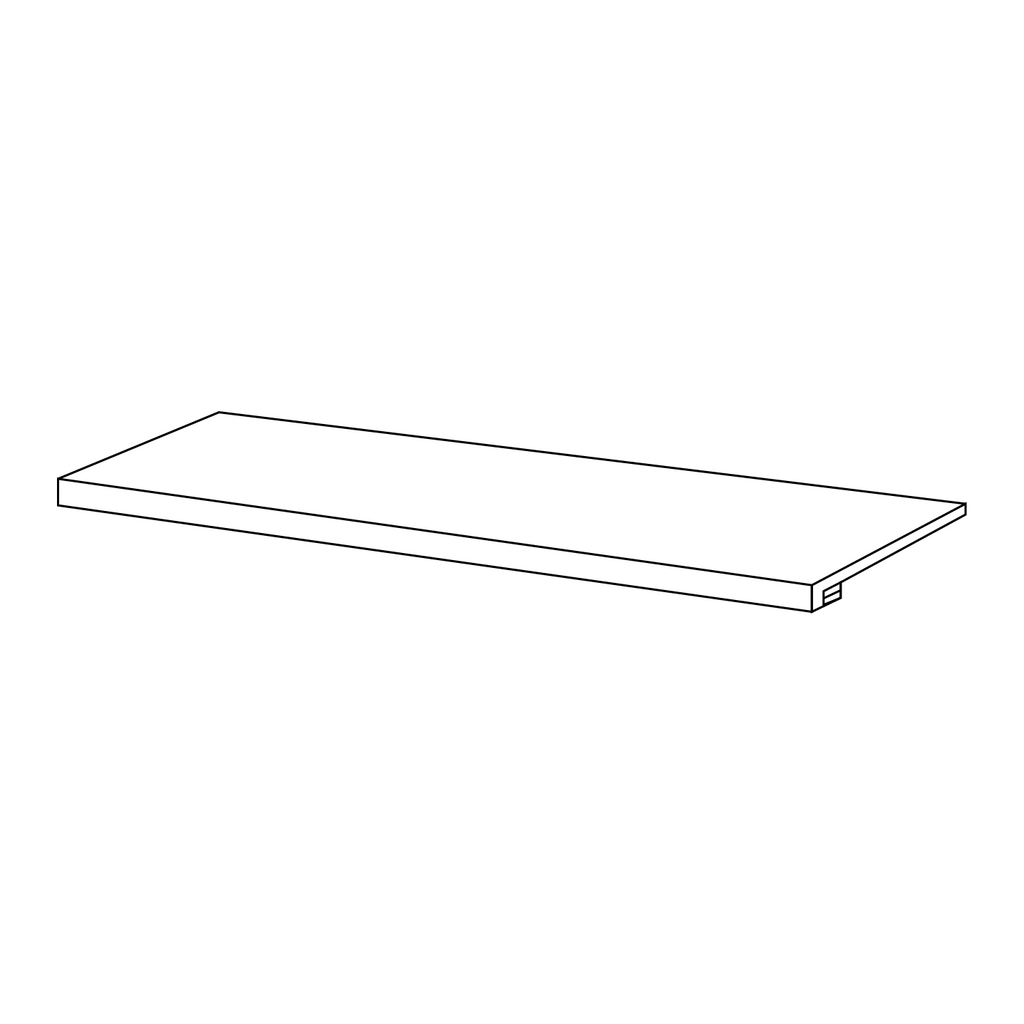 Tre Moda Latte 13x48 Stair Tread w/ Nosing – Glazzio Surfaces