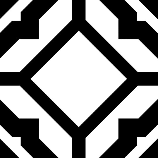 Retro Neuve Radiant Frame 8x8 Porcelain Tile