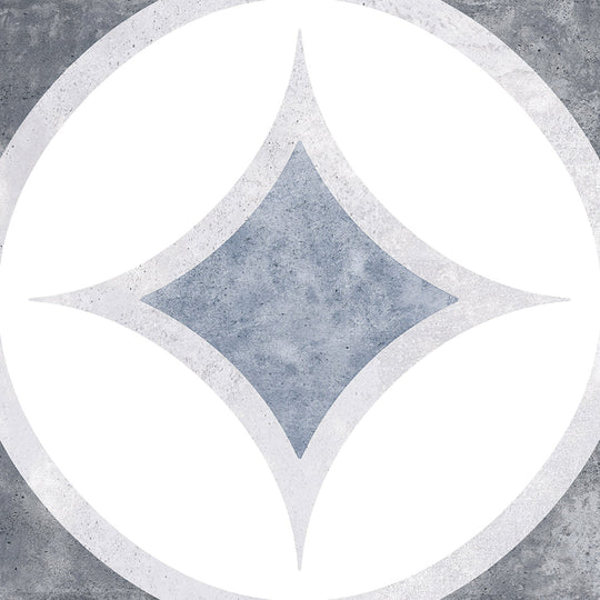 Retro Neuve Ocean Star 8x8 Porcelain Tile