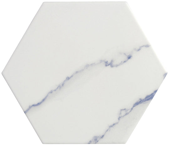 Bismarck Palmer Aloe Cream 8x9 Porcelain Hexagon Tile