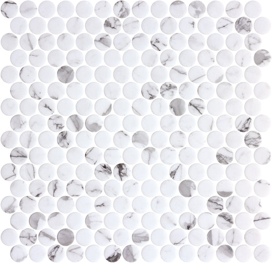 Carolina Dots Fashion Spec 3/4" Penny Round Mosaic