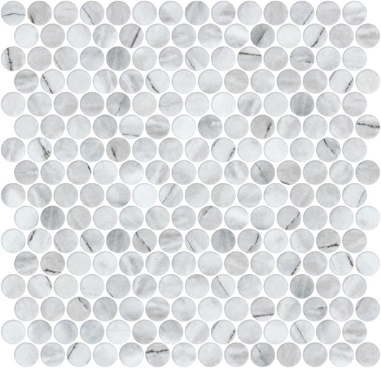 Carolina Dots Venezuela Dawn 3/4" Penny Round Mosaic