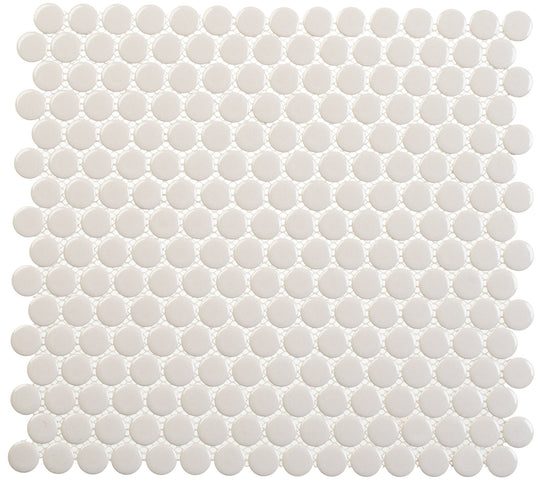 Freedom Avenue Empire Place 3/4" Penny Round Glossy Mosaic