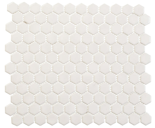 Freedom Avenue Pillar Shine 3/4" Hexagon Glossy Mosaic