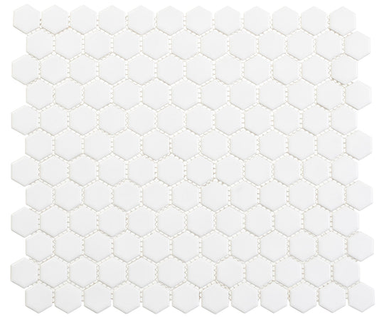 Freedom Avenue Liberty Pure 3/4" Hexagon Matte Mosaic