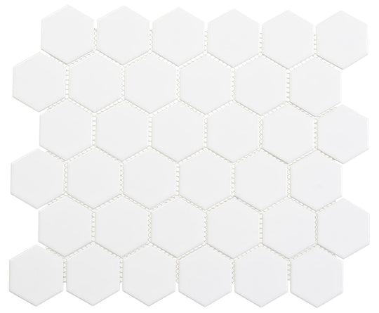 Freedom Avenue United Dove 2" Hexagon Glossy Mosaic