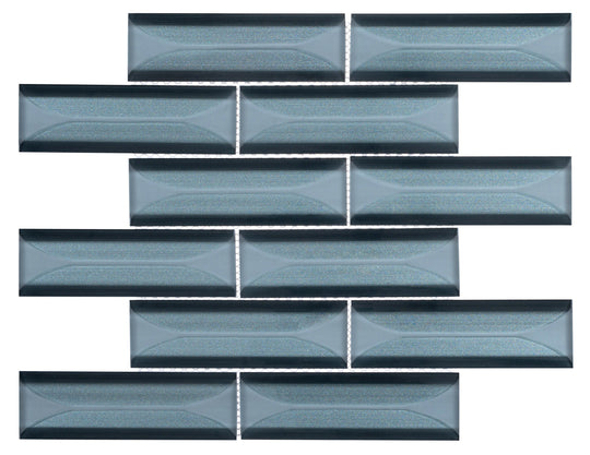 Frey Façade Valley Tram 2x5 Glass Mosaic