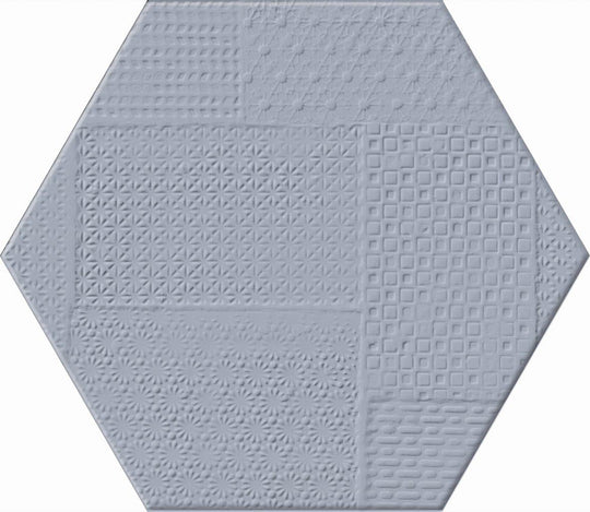Skin Sunda 8x7 Hex Tex Porcelain Tile