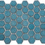 Greenwich Lafayette Blue 2" Hexagon Mosaic