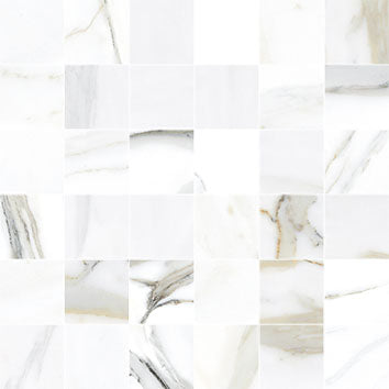 Granda II Emporio Calacatta 2x2 Porcelain Mosaic
