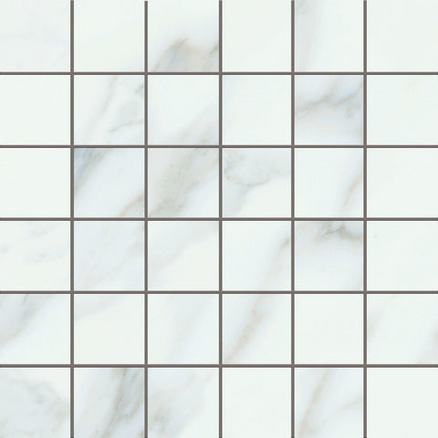 Granda II Even White 2x2 Porcelain Mosaic