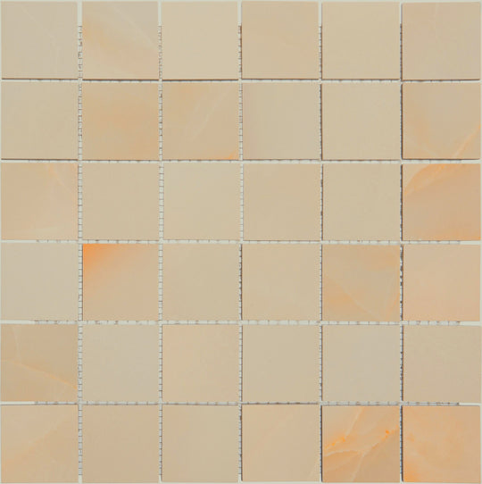 Granda II Onice Honey 2x2 Porcelain Mosaic