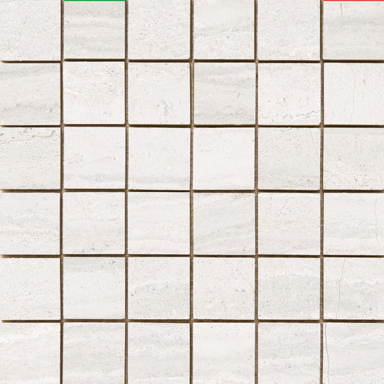 Granda II Tuscany White 2x2 Porcelain Mosaic