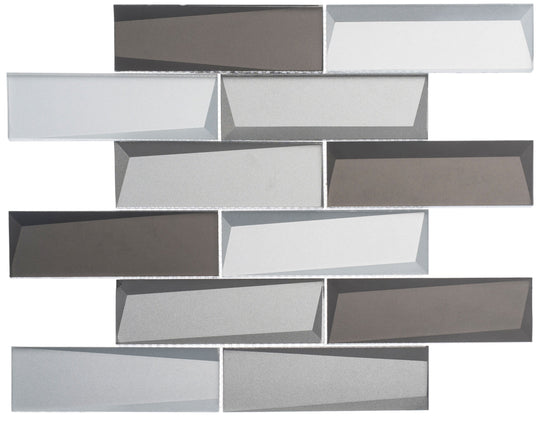 Scandinavia Baltic Peak 2x6 Glass Mosaic