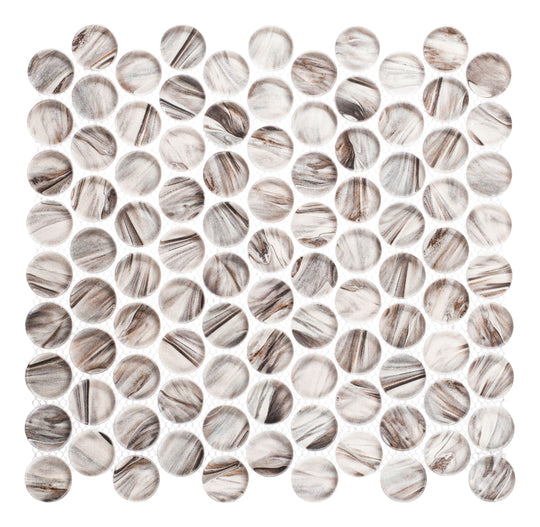 Spheres Raphaello Penny Round Mosaic